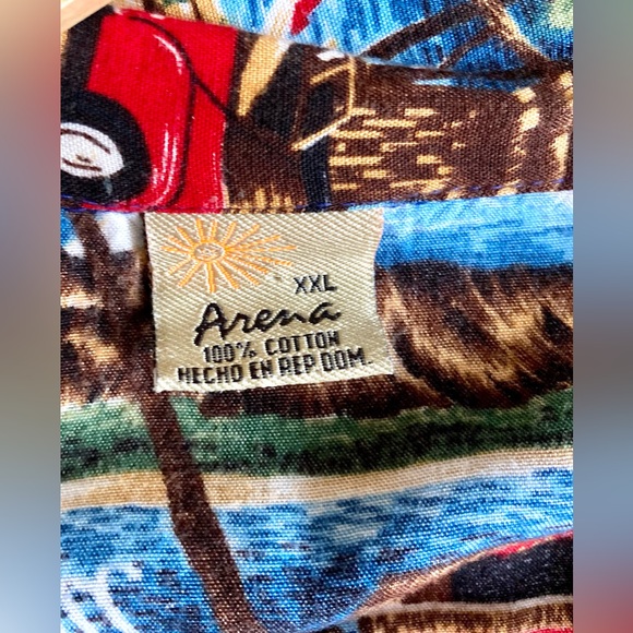 VTG Arena Hawaiian Button Up - Picture 4 of 8